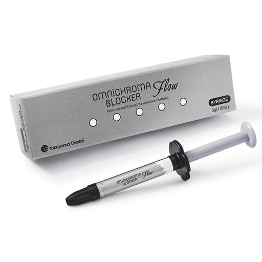 Tokuyama 10222 Omnichroma Blocker Flow Restorative Syringe 3gm Tokuyama 10222 Omnichroma Blocker Flow Restorative Syringe 3gm